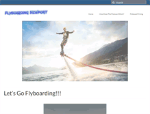 Tablet Screenshot of flyboardingnewport.com